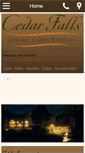 Mobile Screenshot of cedarfallsresort.com